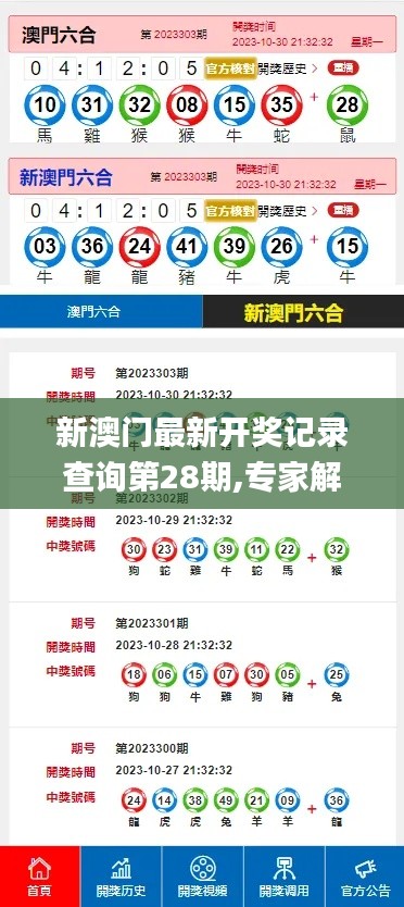 新澳门最新开奖记录查询第28期,专家解析意见_3K5.229