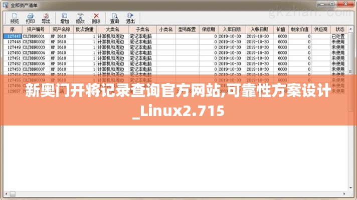 新奥门开将记录查询官方网站,可靠性方案设计_Linux2.715