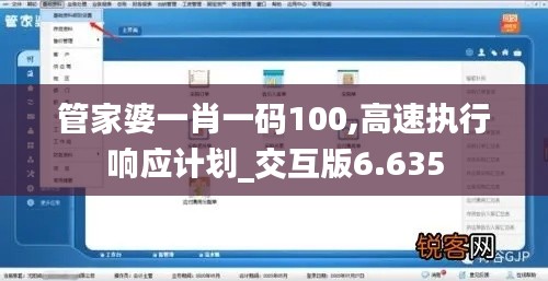 管家婆一肖一码100,高速执行响应计划_交互版6.635