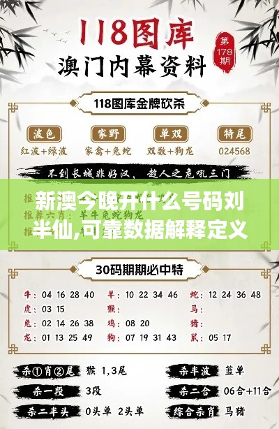 新澳今晚开什么号码刘半仙,可靠数据解释定义_手游版3.909