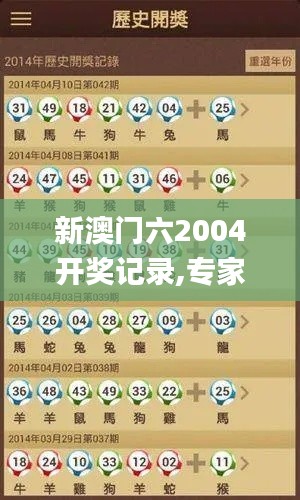 新澳门六2004开奖记录,专家解读说明_钻石版110.551