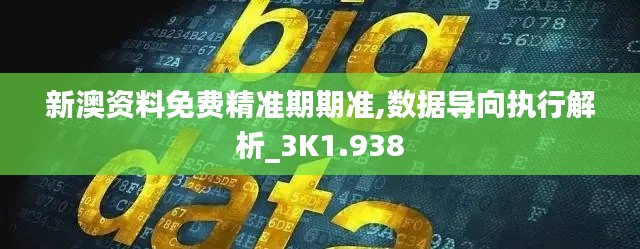 新澳资料免费精准期期准,数据导向执行解析_3K1.938