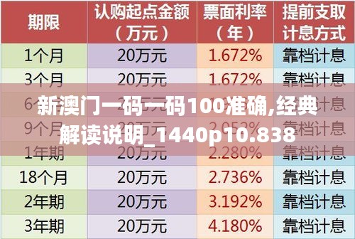 新澳门一码一码100准确,经典解读说明_1440p10.838