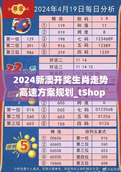 2024新澳开奖生肖走势,高速方案规划_tShop2.671