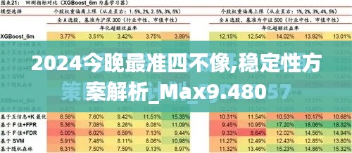 2024今晚最准四不像,稳定性方案解析_Max9.480