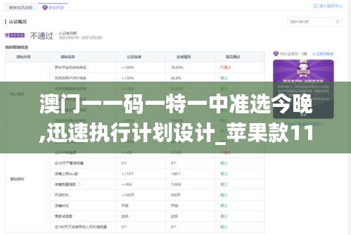 澳门一一码一特一中准选今晚,迅速执行计划设计_苹果款11.526