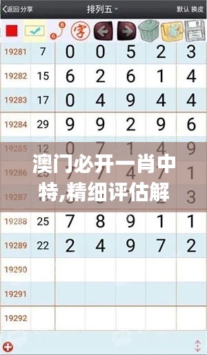 澳门必开一肖中特,精细评估解析_完整版8.183