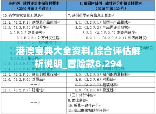 港澳宝典大全资料,综合评估解析说明_冒险款8.294